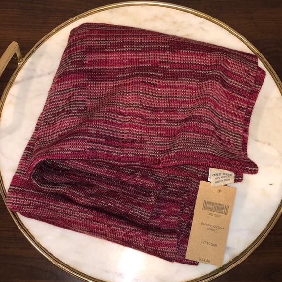 Duluth Trading Co Accessories - Womens Infinity Knit Scarf Red Multicolor Duluth Trading Company